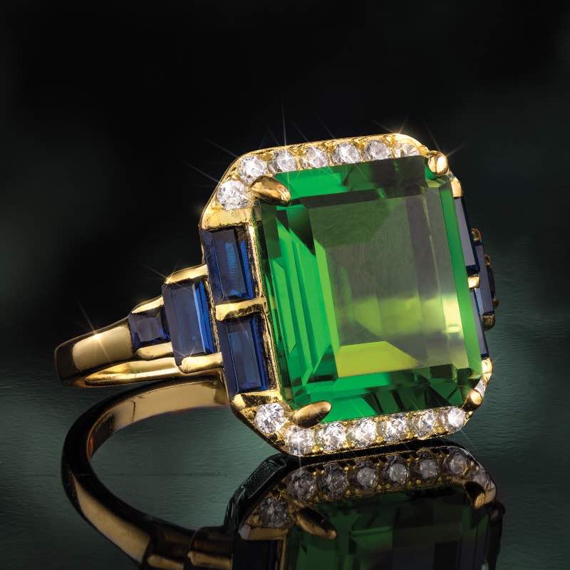 High Style Helenite Ring